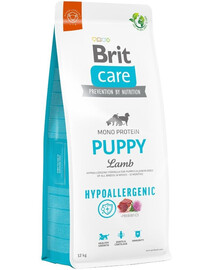 BRIT Care Hypoallergenic Puppy Lamb - Croquettes hypoallergéniques d'agneau et riz pour chiots - 12 kg