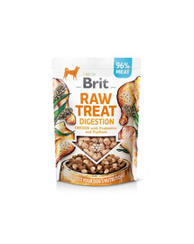 BRIT Raw Treat Freeze Dried Digestion 40 g friandise lyophilisée au poulet avec probiotiques pour chien