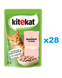 KEK Sachet de sauce au saumon 85g*28