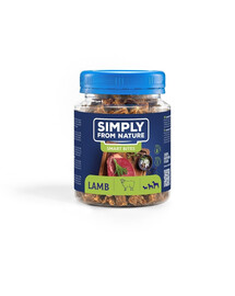 SIMPLY FROM NATURE Smart Bites - Friandises à base de viande d'agneau pour chiens - 130 g