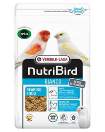 VERSELE-LAGA NutriBird Rearing Food Bianco 1kg aliments secs à base d'œufs pour oiseaux blancs