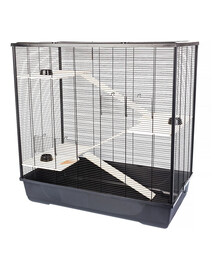 INTERZOO Davis + Wood Cage à rongeurs 100 cm noir