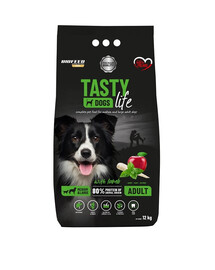 BIOFEED TASTY LIFE Premium avec de l'agneau pour chiens de races moyennes et grandes 12 kg