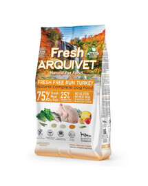 ARQUIVET Fresh Croquettes semi-humides pour chien dinde et poisson océanique 2,5 kg