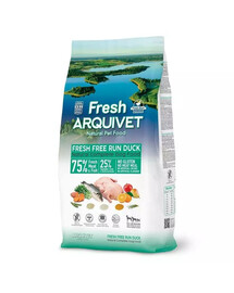ARQUIVET Fresh Croquettes semi-humides pour chien canard et poisson océanique 10 kg