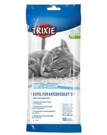 TRIXIE Simple'n'Clean Sachets pour bac à litière 10 pièces
