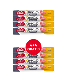ZOLUX Friandises crémeuses pour chat SWEETIES au poulet 8 x 14 g (4+4 GRATUITES)