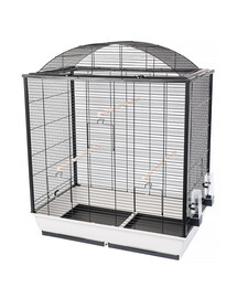 INTERZOO Nicola Cage à oiseaux 78 cm gris chaud
