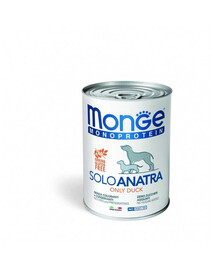 Monoprotein Solo Dog karma dla psa Kaczka 400 g