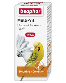 BEAPHAR Multi-Vit Parrots Préparation Vitaminée Pour Perroquets 20 ml