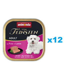 ANIMONDA Vom Feinsten Adult indyk i jagnięcina 12x150 g
