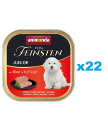 ANIMONDA vom Feinsten Junior wołowina i drób 22x150g