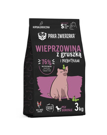 PAKA ZWIERZAKA Seventh Heaven Aliments secs Porc avec poire S 3kg