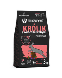 PAKA ZWIERZAKA Seventh Heaven Aliments secs Lapin aux fruits de la forêt S 3kg