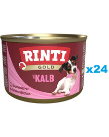 RINTI Gold Veal Mini mouillée pour chiens de petite race 24x185 g