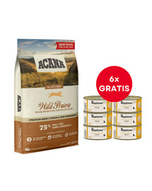 ACANA Wild Prairie Cat 4,5 kg + APPLAWS Cat Adult Mousse Chicken (mousse au poulet) 6 x 70 g GRATUIT