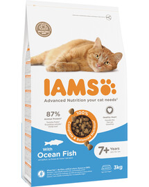 For Vitality Cat Senior Ocean Fish 3 kg