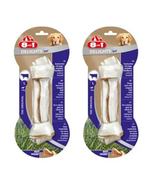 8IN1 Os pour chien Beef Delights Bone L 2 pièces