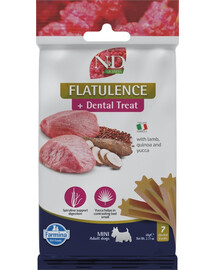 FARMINA N&D Quinoa Dental Treat Flatulence Mini 60 g (7 pièce) friandise dentaire pour chiens de petites races