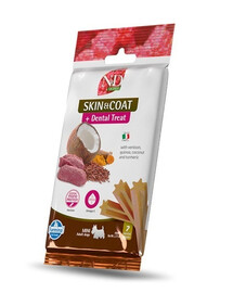 FARMINA N&D Quinoa Dental Treat Skin Coat Venison Mini 60 g (7 pièce) friandise dentaire pour chiens de petites races