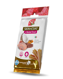 FARMINA N&D Quinoa Dental Treat Skin Coat Quail Medium/Maxi 100 g (7 pièce) friandise dentaire pour chiens moyens et grands