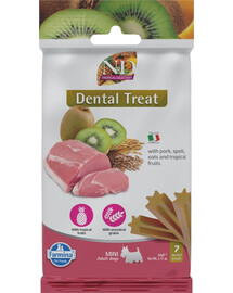 FARMINA N&D Tropical Selection Dental Treat Pork Mini 60 g (7 pièce) friandise dentaire pour chiens de petites races
