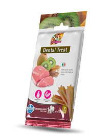 FARMINA N&D Tropical Selection Dental Treat Pork Medium/Maxi 100 g (7 pièce) friandise dentaire pour chiens de taille moyenne et grande