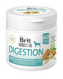 BRIT Vitamins Digestion 120g (60tabl.) préparation pour chiens soutenant une digestion correcte