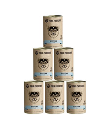 PAKA ZWIERZAKA Dziczyzna i łosoś 6x400 g