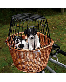 TRIXIE Panier à fixer sur le guidon d'un vélo - pour chien - 44 × 48 × 33 cm