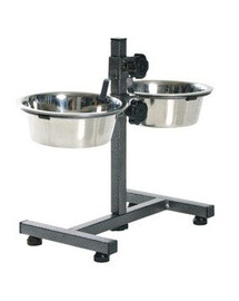 TRIXIE Support réglable avec bols 2X1.8 l