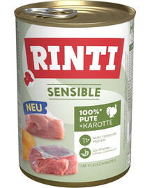 RINTI Sensible Dinde aux carottes 400 g