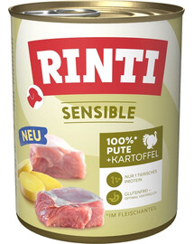 RINTI Sensible Dinde aux pommes de terre 800g