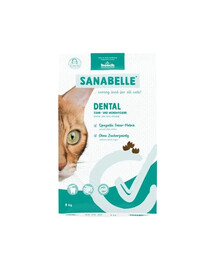 SANABELLE Dental 8 kg pour chats soutenant l'hygiène dentaire