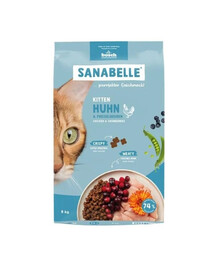SANABELLE Kitten Poulet 8 kg pour chatons et chattes gestantes et allaitantes