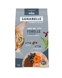 SANABELLE Adult Truite 2 kg pour chats adultes