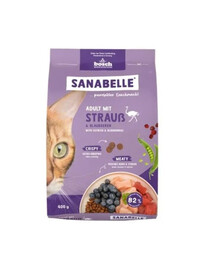 SANABELLE Adult Autruche 400 g pour chats adultes