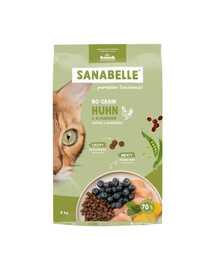 SANABELLE No Grain Poulet 8 kg nourriture sans céréales pour chats