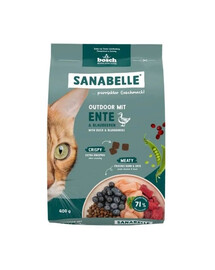 SANABELLE Outdoor Canard 400 g pour chats d'extérieur
