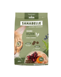 SANABELLE Grande Poulet 400 g pour chats de grandes races