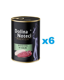 DOLINA NOTECI Premium Riche en oie pour chat 6x400 g