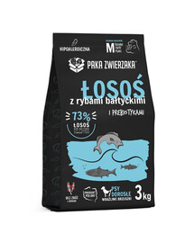 PAKA ZWIERZAKA Seventh Heaven Aliment sec Saumon avec poisson de la Baltique M 3kg