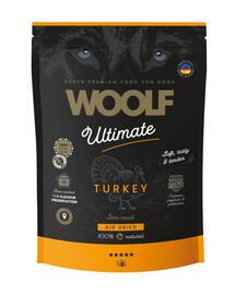 WOOLF Ultimate Soft Adult Dog Turkey 1 kg sans céréales, nourriture semi-humide pour chiens au dinde