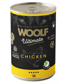 WOOLF Ultimate Adult Dog Chicken with Sage 400g nourriture humide pour chiens au poulet et à la sauge