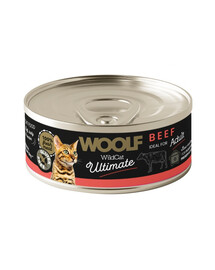 WOOLF Wild Cat Ultimate Beef Pate 85g pâté au bœuf pour chats