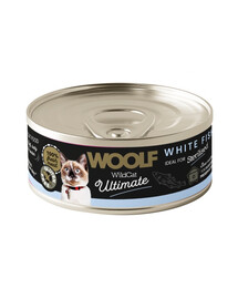 WOOLF Wild Cat Ultimate Sterilised White Fish Pate 85g pâté au poisson blanc pour chats stérilisés