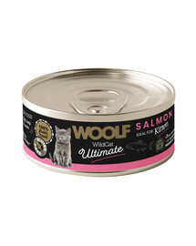 WOOLF Wild Cat Ultimate Kitten Salmon Pate 85g pâté au saumon pour chatons