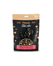 FITMIN For Life Duck and Fish Pieces Morceaux de canard et de poisson pour chien et chat 70 g