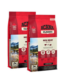 ACANA Classic Red Meat croquettes pour chien 14,5 kg