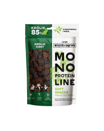 WIEJSKA ZAGRODA Friandises monoprotéiques molles pour chiens Lapin 115 g